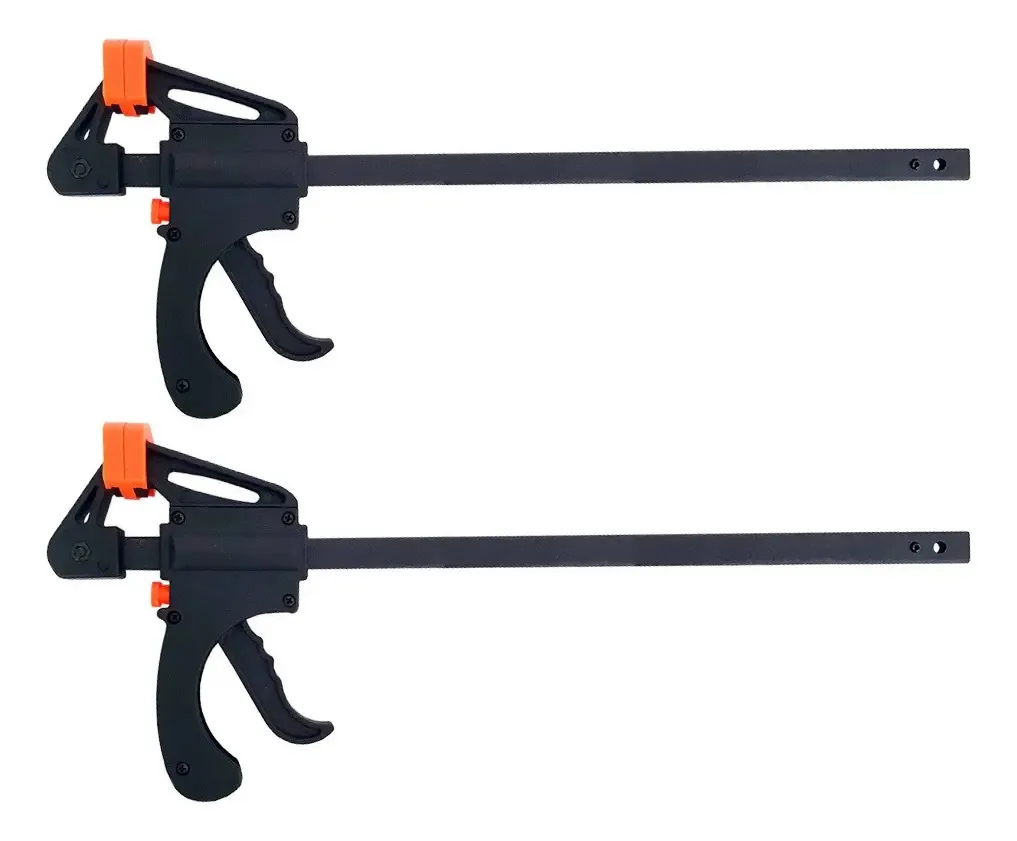 Kit 2 Grampos Sargento De Aperto Rápido 12pol (300mm) Charbs