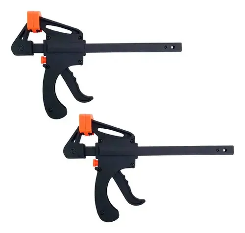 Kit 2 Grampos Sargento De Aperto Rápido 6pol. 150mm Charbs