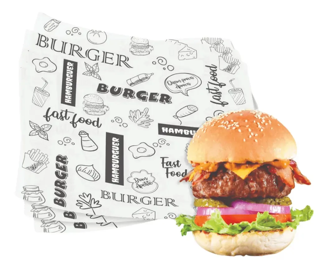 Papel Acoplado Fast Food 20 Grs 30x38 C/ 400