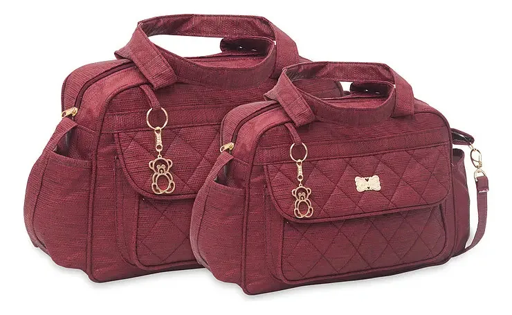 Kit Bolsa Bebê Maternidade Chaveiro
