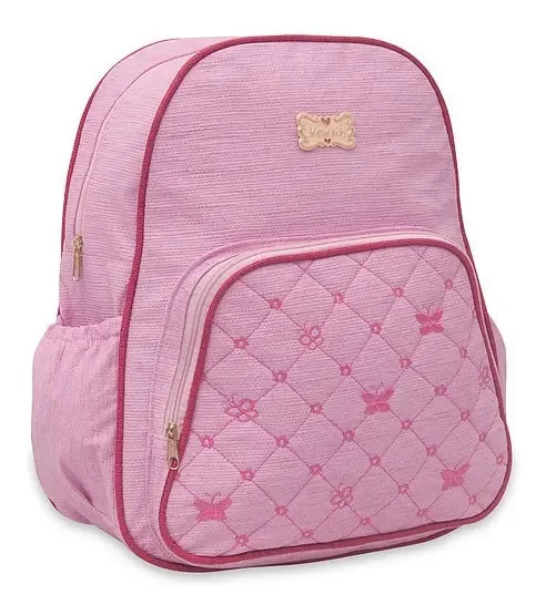 Mochila Bebê Maternidade Rosa Com Pink