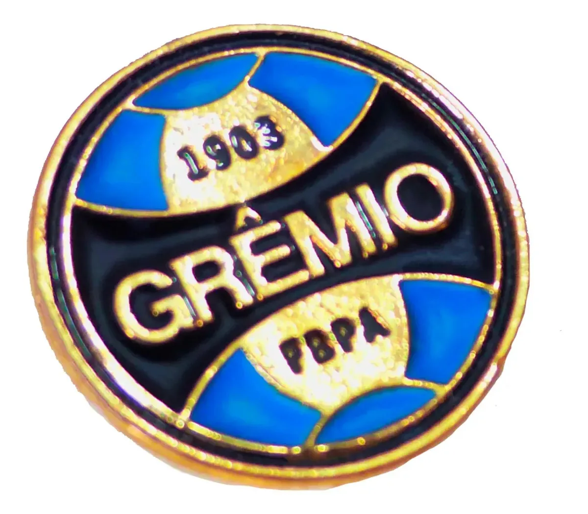 Botton Grêmio Licenciado Azul 3cm JC Bandeiras