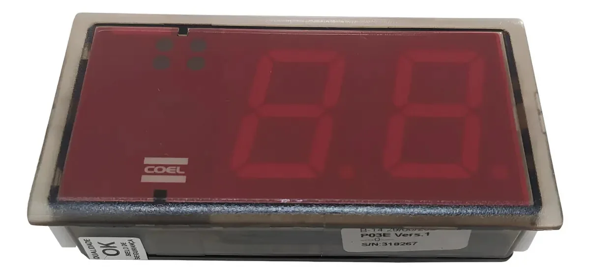 Display Controlador Coel 020204m026 97x50mm Cervejeiras Metalfrio