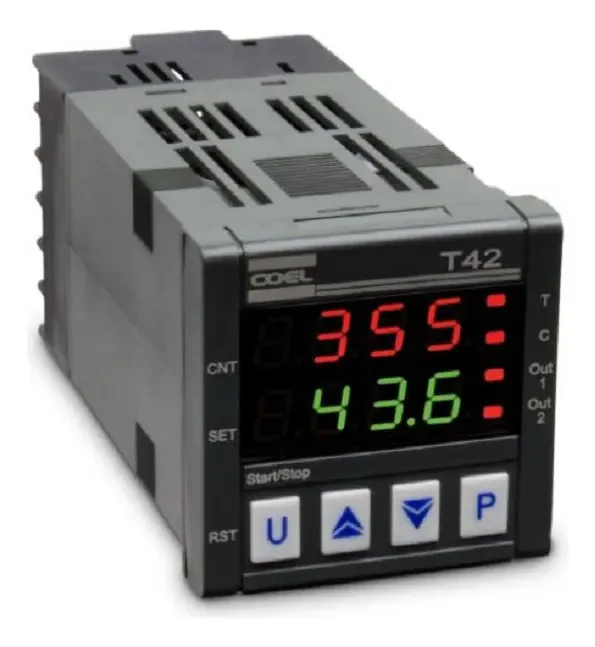 Contador Temporizador Digital T42 Coel 5 Dígitos Preto