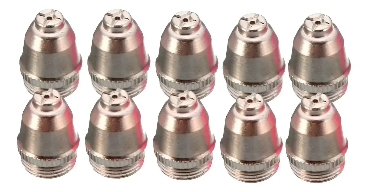 Kit com 10 Bicos de Corte Plasma para Tocha SG55 Balmer de 1.0mm