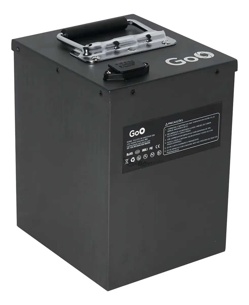 Patinete Elétrico Goo Eletricos Bateria 20ah 48v Mini 701 48v Cor Preto
