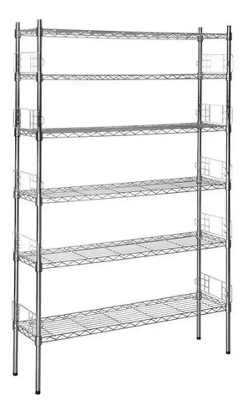 Estante Organziadora Multiuso Metal Cromada - Prateado