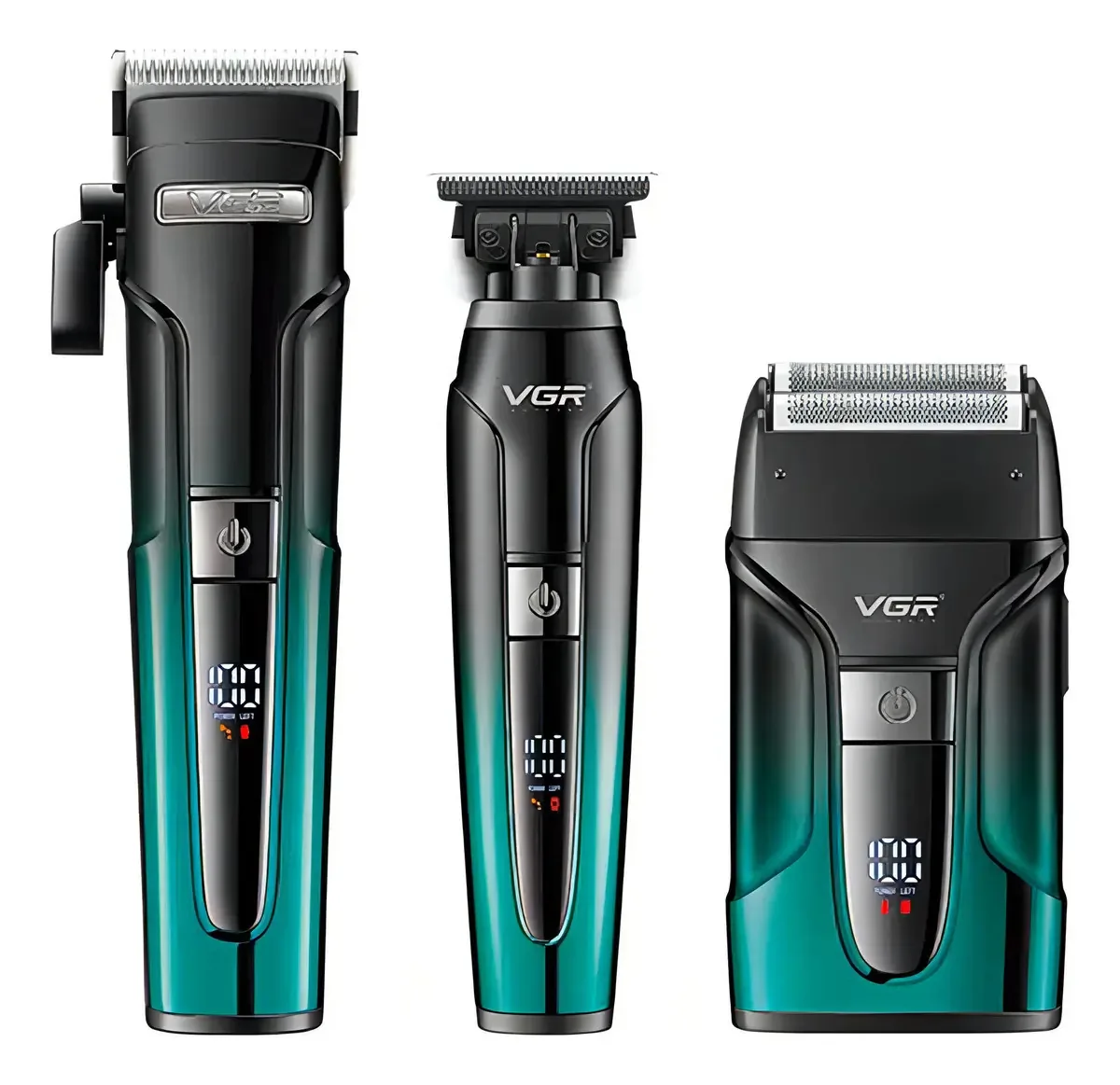 Kit De Maquinas 3 Maquinas Vgr V694 Verde