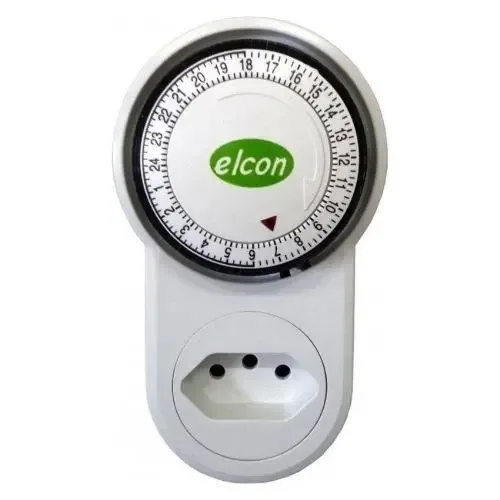 Temporizador Elétrico Analógico Elcon TM-22 220V 96 Programas