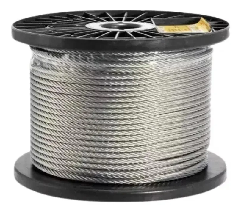 Cabo De Aço Galvanizado 3,2mm 100m 6x7 S/ Revest