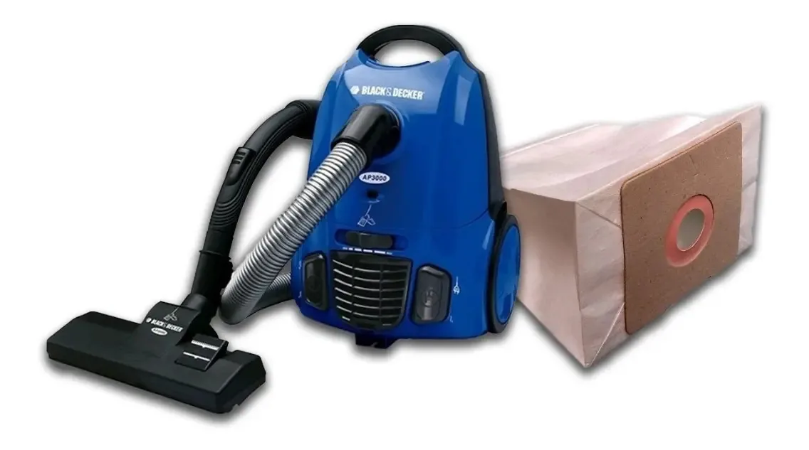 6 Sacos Para Aspirador De Pó Black E Decker Ap3000