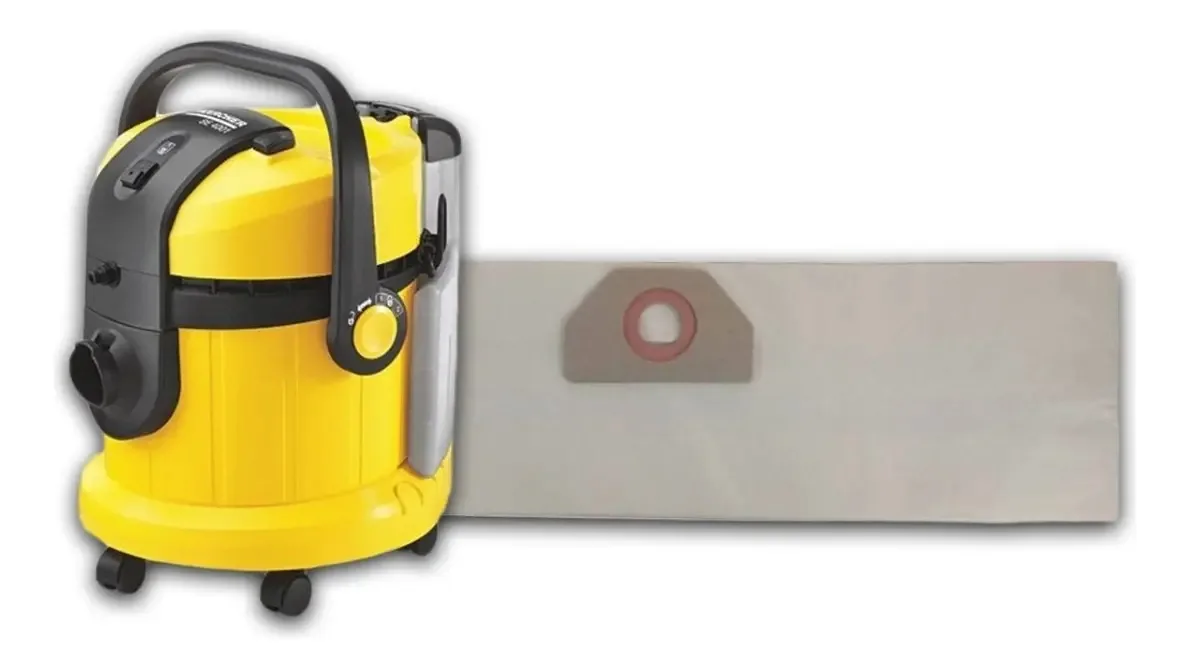 3 Sacos Descartáveis Para Aspirador De Pó Karcher Se4001