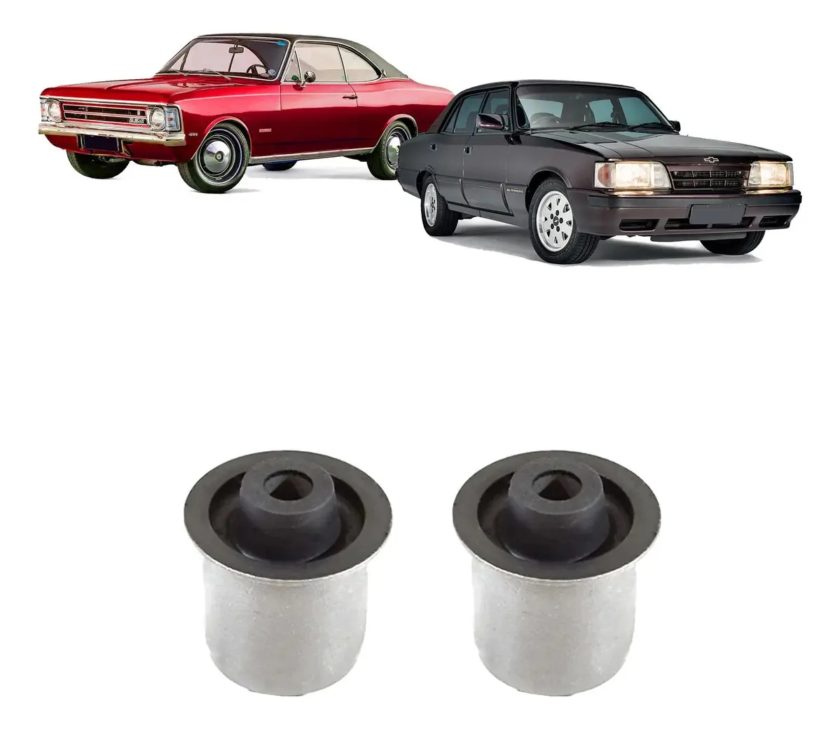 Bucha Menor Leque Traseiro Gm Opala 1989-1992 | Par