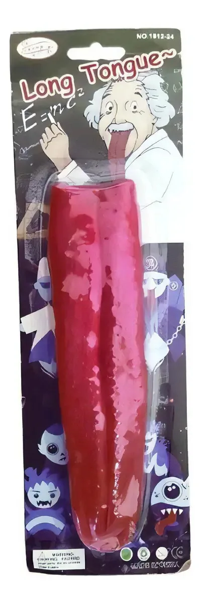 Língua Longa Gigante Monstro Brincadeira Pegadinha Susto