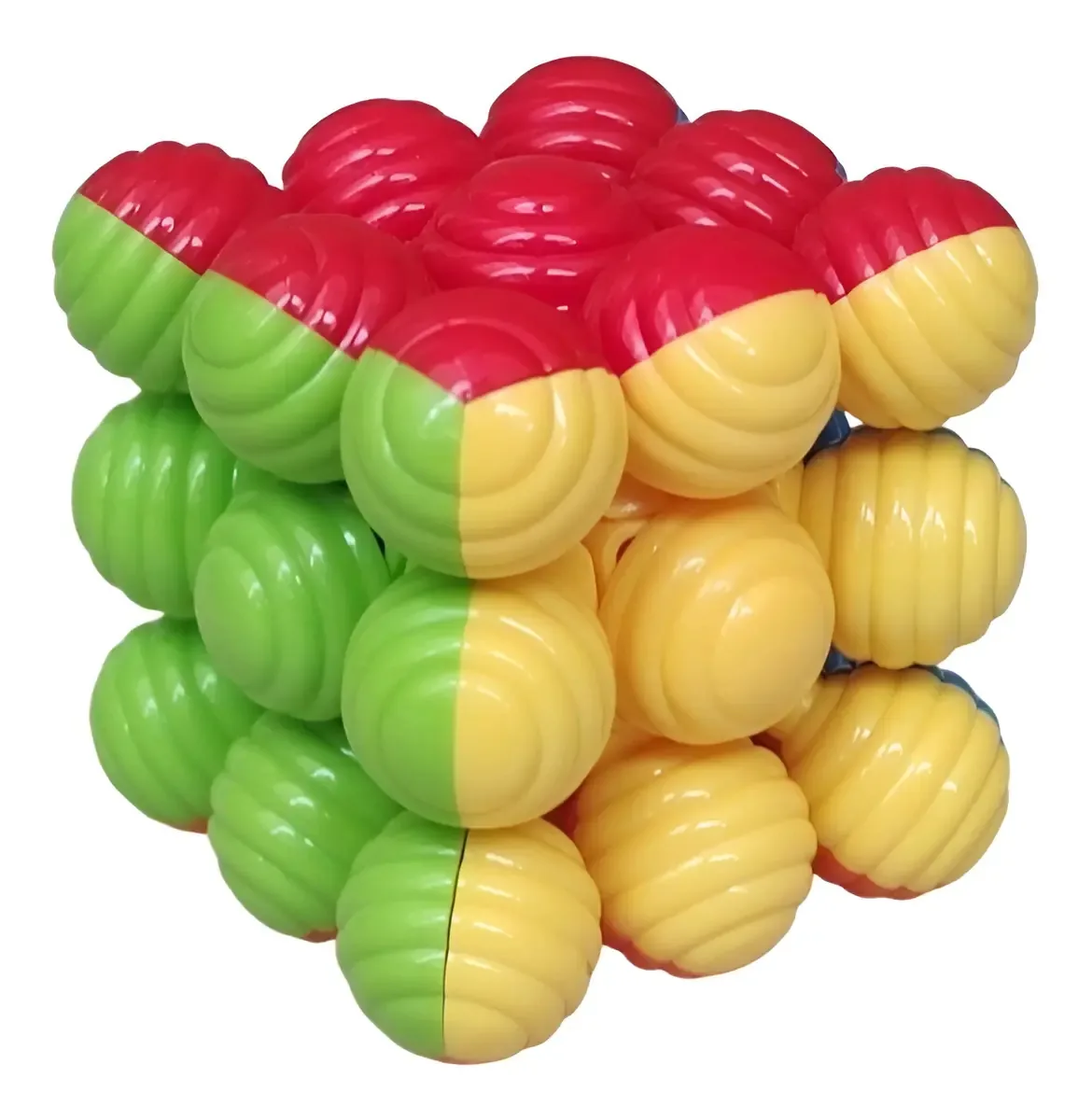 Cubo Mágico 3x3x3 Brink Fest Plástico Multicolor para Crianças