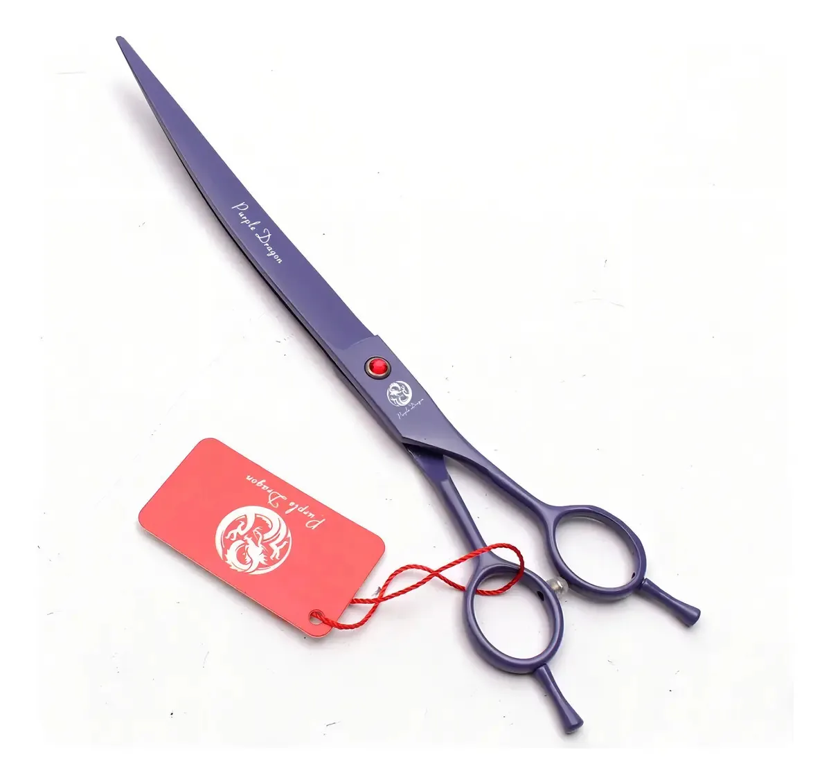 Tesoura Curvada Pet Shop Banho E Tosa Profissional 7.0 P