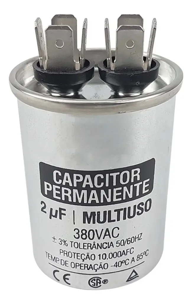 Capacitor Permanente 2 Uf 380v