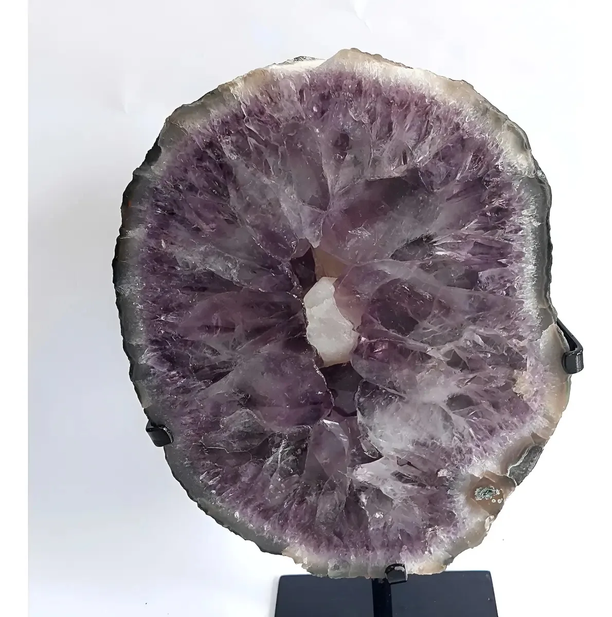 Ametista Trabalhada Violeta Marca Pedras São Gabriel Peça Decorativa
