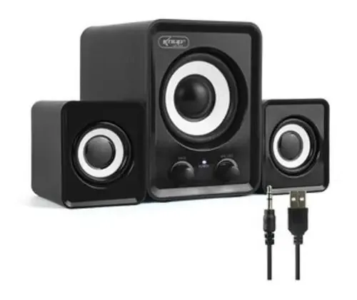Caixa De Som Pc Subwoofer Computador P2 Usb Notebook Cor Outro