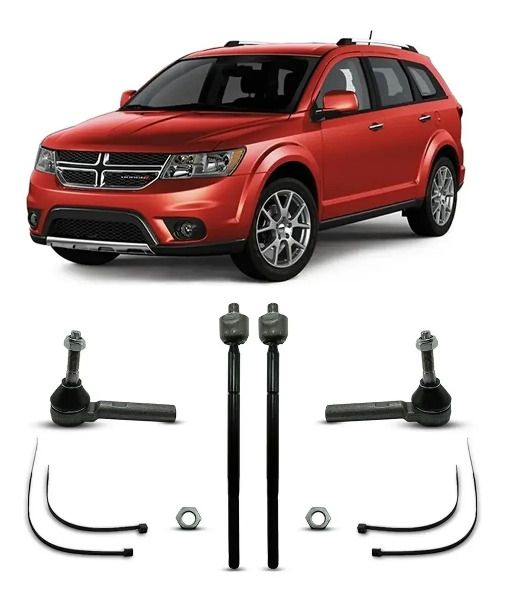2 Ponteira Direção E Braço Axial Dodge Journey 2008 Até 2018