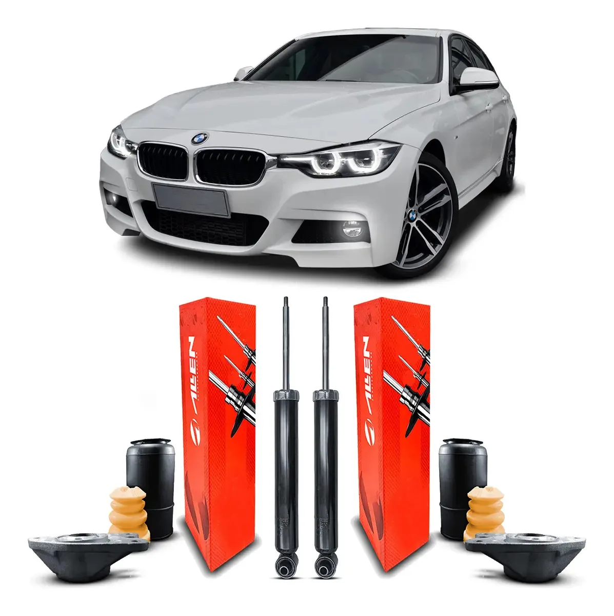Kit Amortecedor + Amortecedor Tras Bmw 328i F30 2013 A 2018