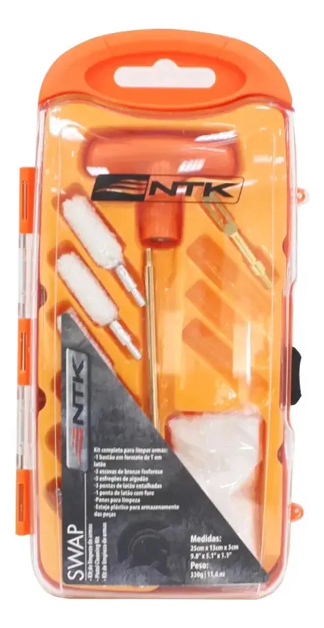 Kit Ntk Swap Tático Limpeza Armas Estojo Compacto