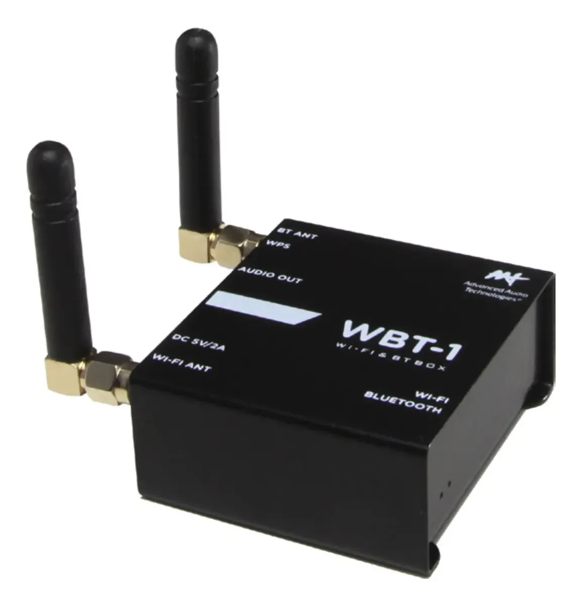 Receptor Streaming Áudio AAT WBT-1 Wi-Fi Bluetooth Para Amplificadores