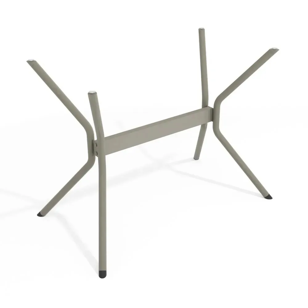 Base para Mesa de Jantar Kappesberg Loire em Aço Níquel