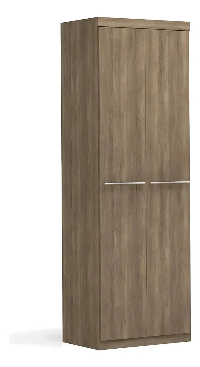 Guarda-roupas 2 Portas 4 Gavetas Nogal A533 - Kappesberg Cor Marrom