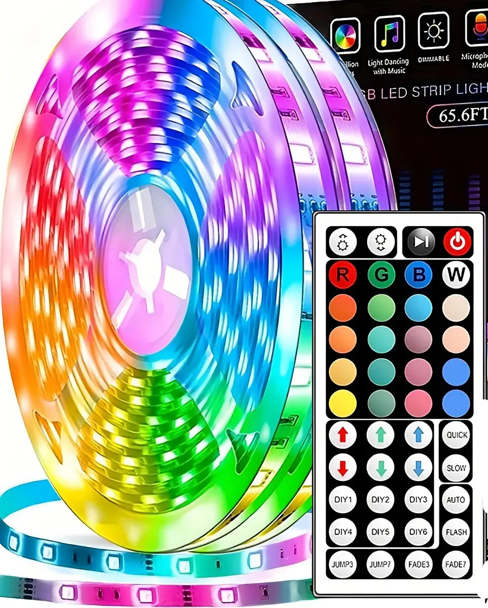 Fita Led 3 Metros Com Controle Remoto Energetic