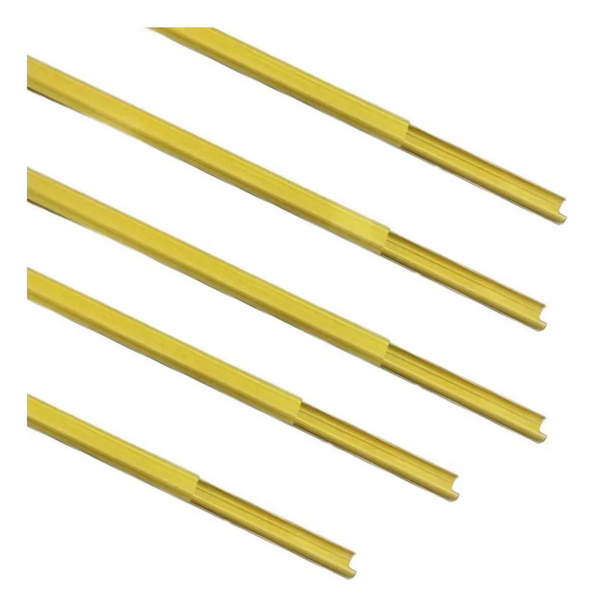 17x Canaleta Cerejeira 20x10mm C/ Dupla Face Barras De 2m