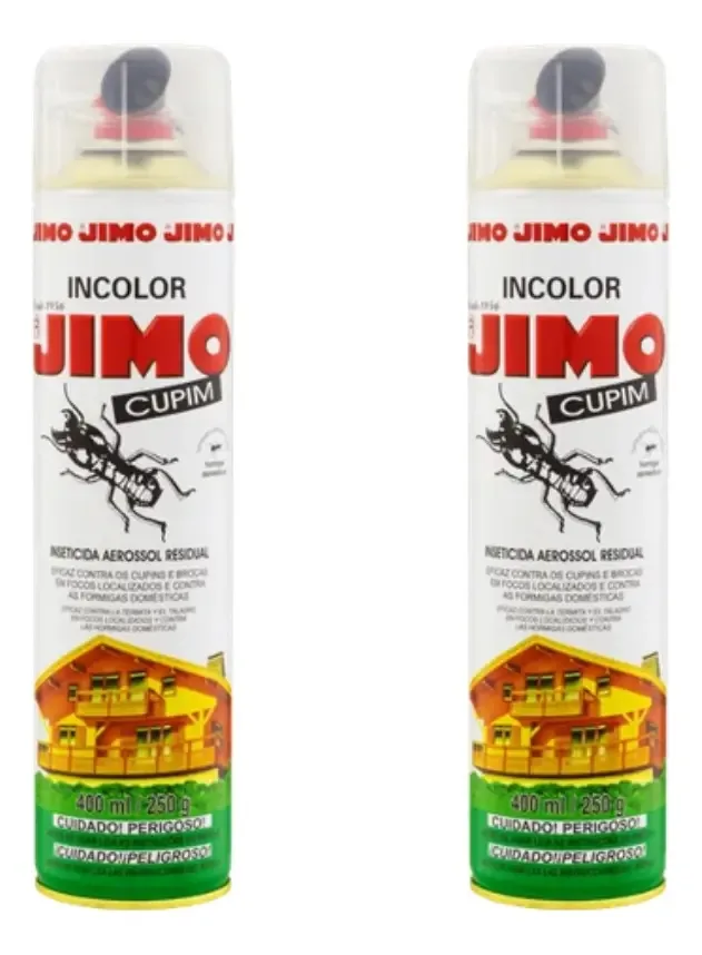 2 Mata Cupim Agulha Aplicadora Jimo Aerossol 400ml