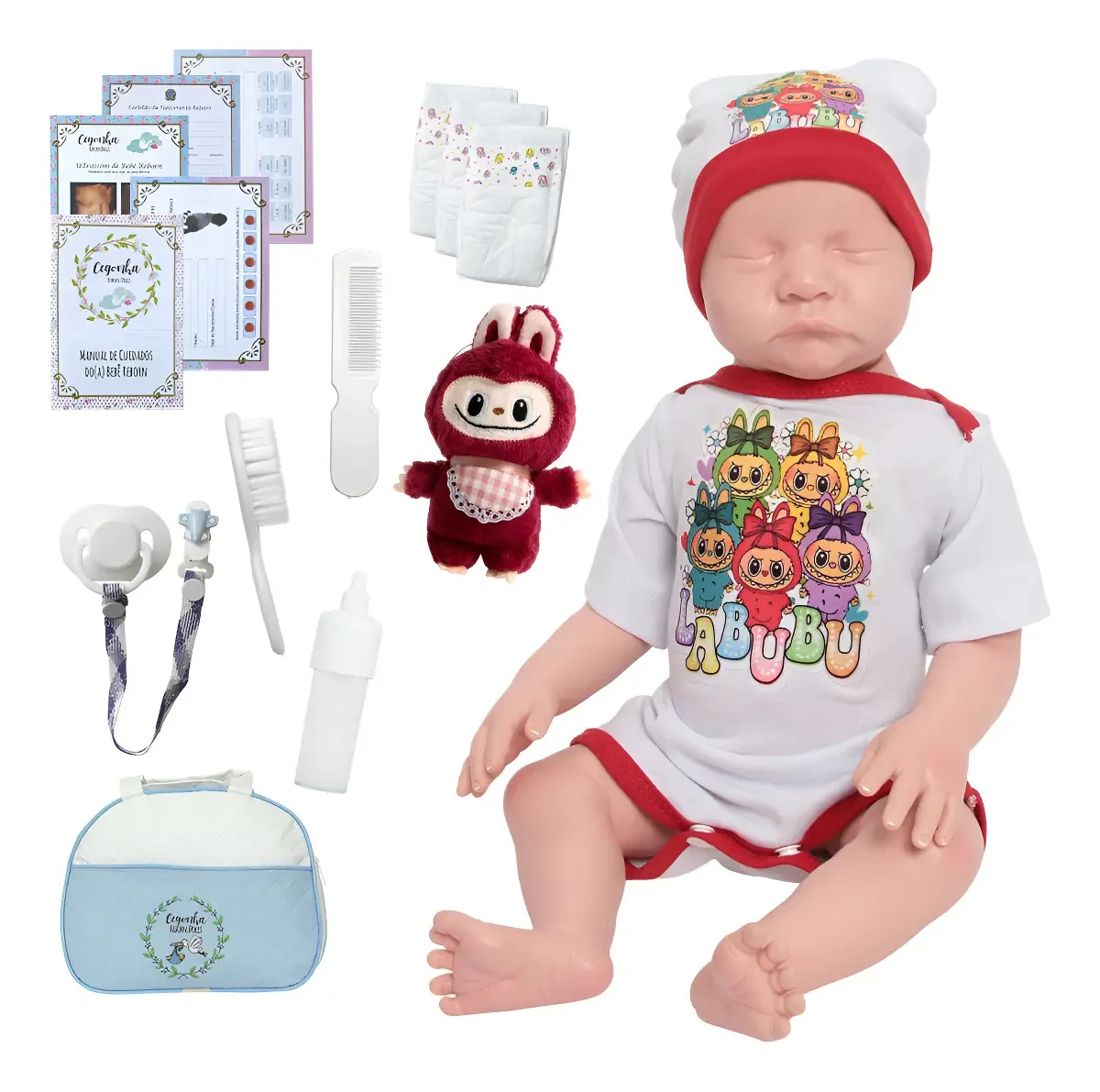 Bebê Reborn Menino Cegonha Reborn Dolls Silicone Articulado Realista