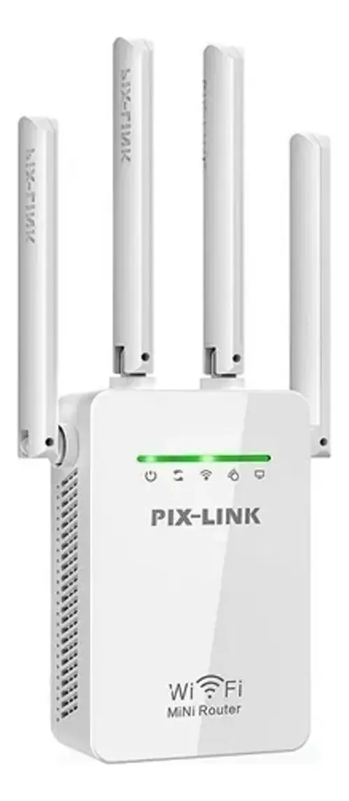 Potência E Estilo: Repetidor Elegante Wi-fi 4 Antenas
