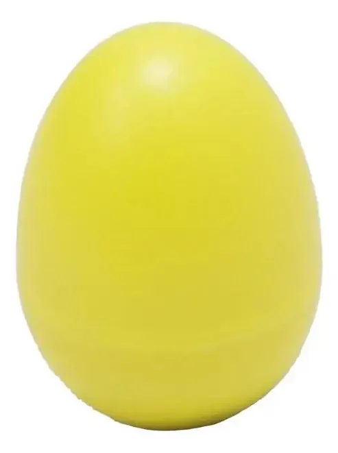 Maraca Ovinho Spanking Plástico Amarelo