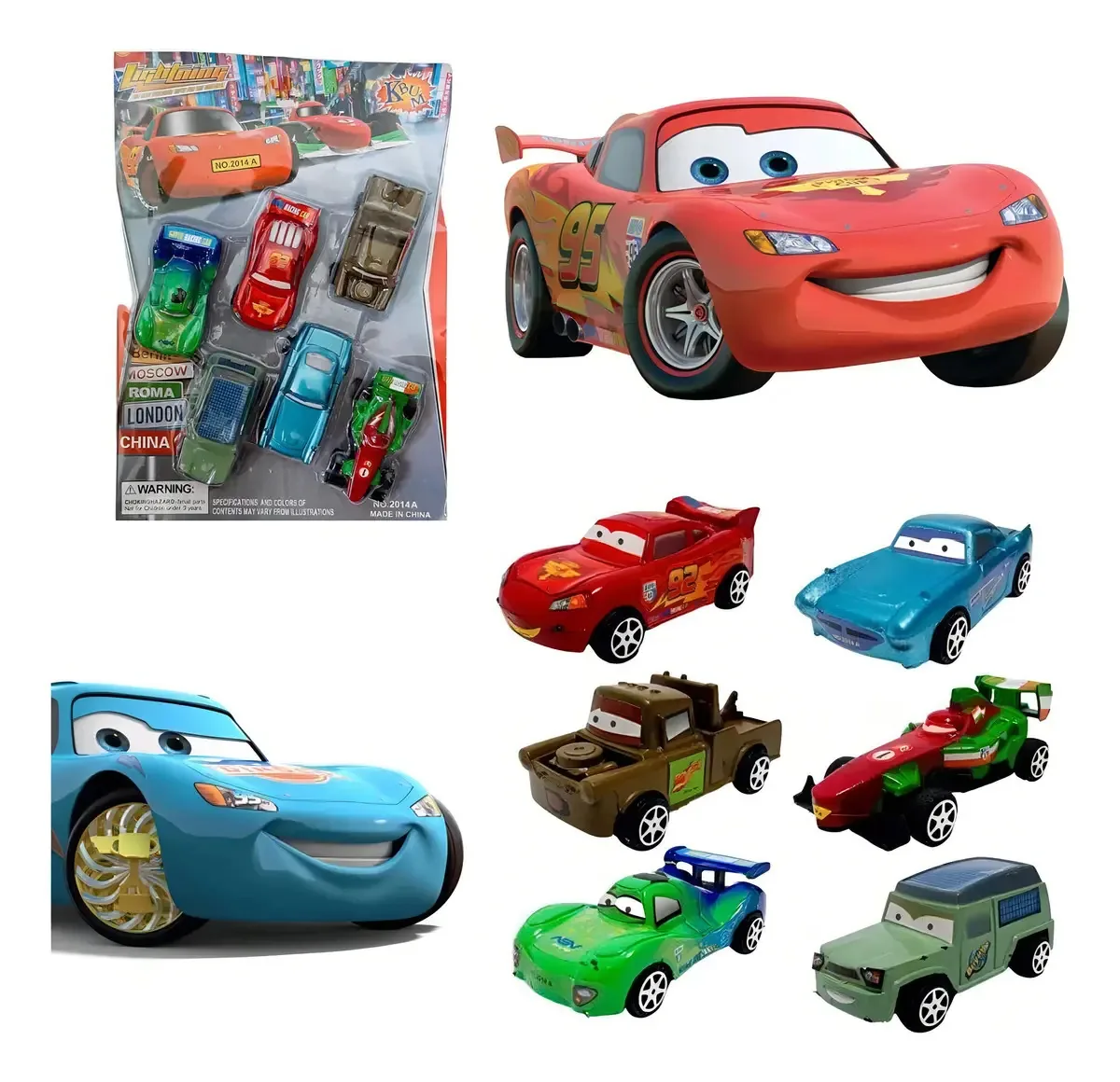Carrinhos Para Crianças Miniatura Filme Disney Carros 3