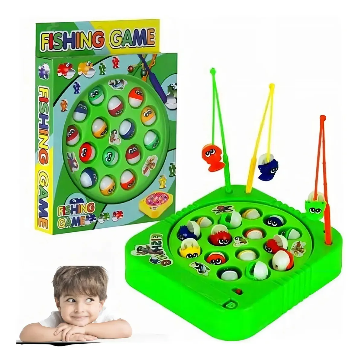 Pega Peixe Pesca Maluca - Brinquedo Divertido Para Crianças
