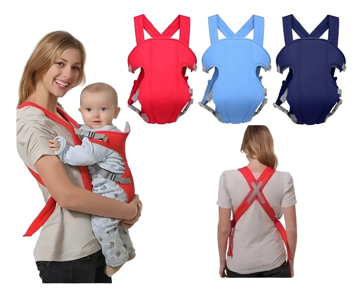 Canguru Bebê G.i Ergonômico Poliéster Alças Reguláveis