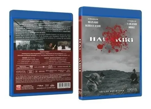 Bluray Harakiri - 2 Versões De 1962 E 2011 - Lacrado