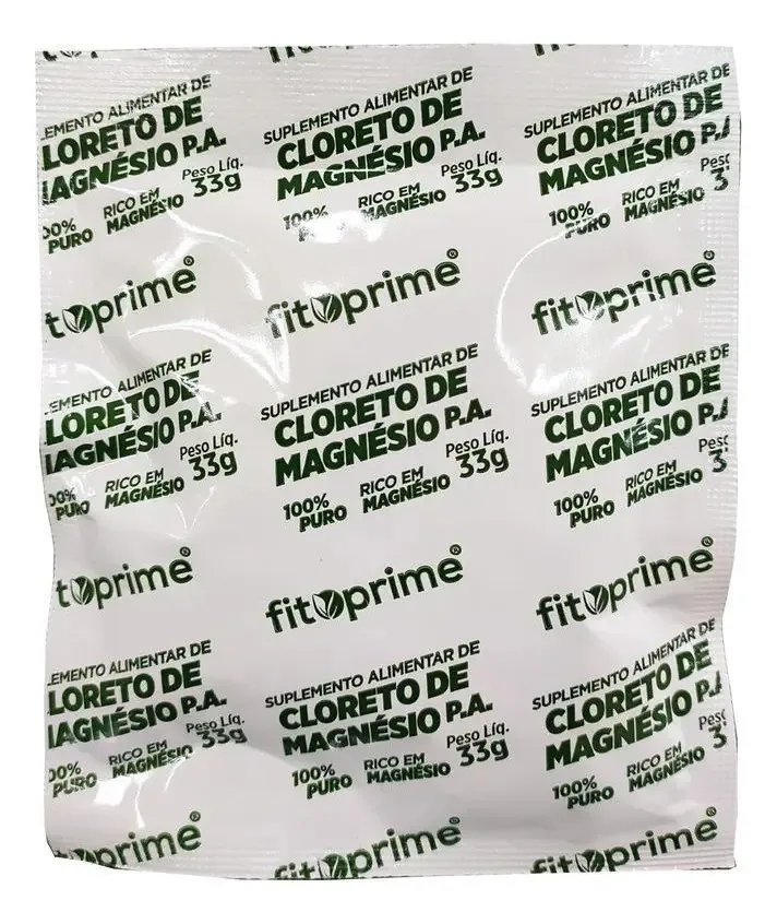 Kit 2 Cloreto De Magnésio P. A. Caixa 15 Sachês De 33g
