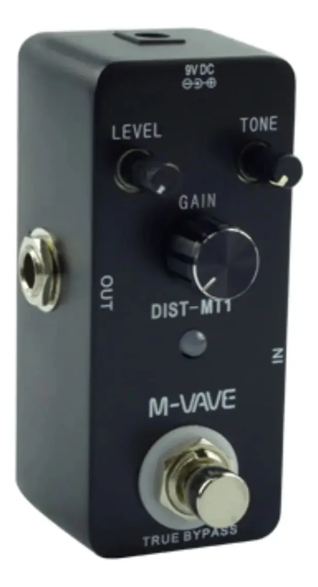 Pedal De Distorção M-vave Distortion Mt1 Para Guitarra