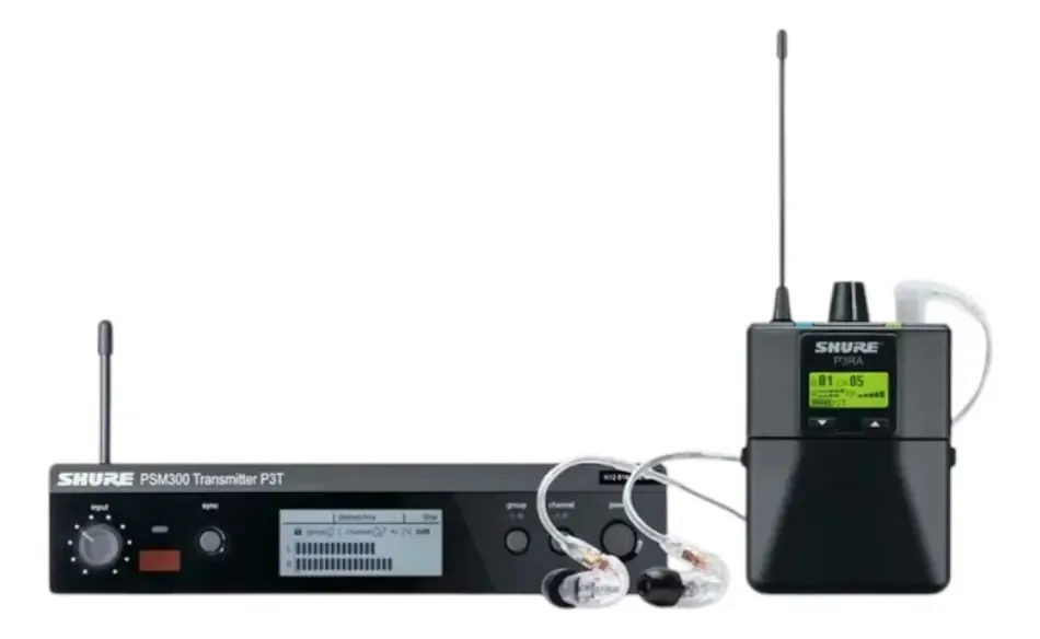 Monitor Pessoal Uhf In-ear 8 Canais Shure P3tbrra215cl-j13