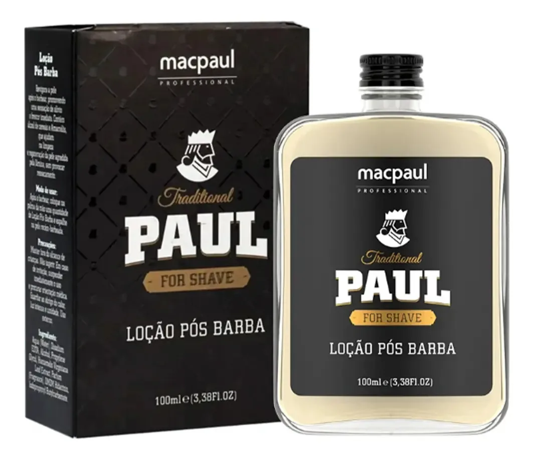 Loção Para Pós Barba Refrescante Traditional Paul (100ml)