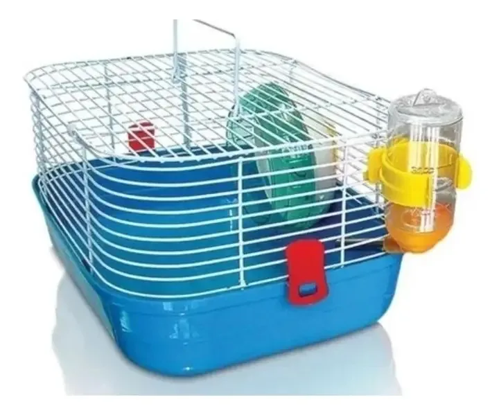 Gaiola Hamister Pop Star Completa Cor Azul