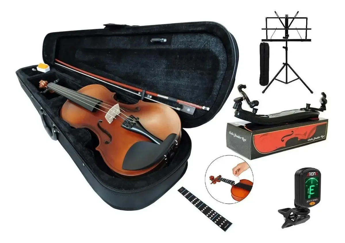 Kit Violino Infantil Orquezz 1/4 - Iniciante - Acessórios