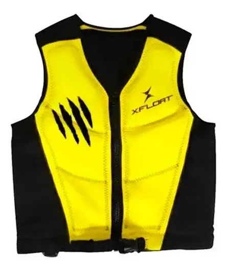 Colete Salva Vidas Homologado X-float Enzo Jet Ski Wakeboard Cor Amarelo Tamanho Eg