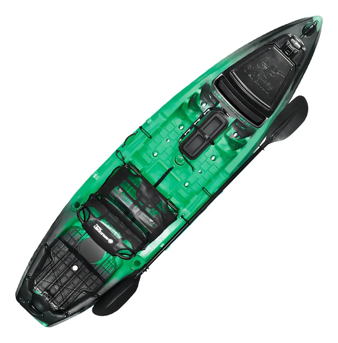 Caiaque Pesca Brudden Combat Fishing Box 25l Remo E Cadeira Cor Lima