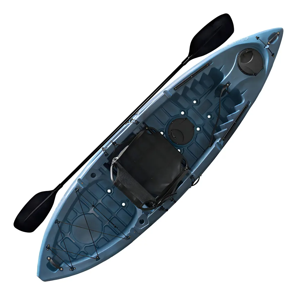 Caiaque de Pesca Hidro2Eko Caiman 100 190kg Remo e Cadeira Modular