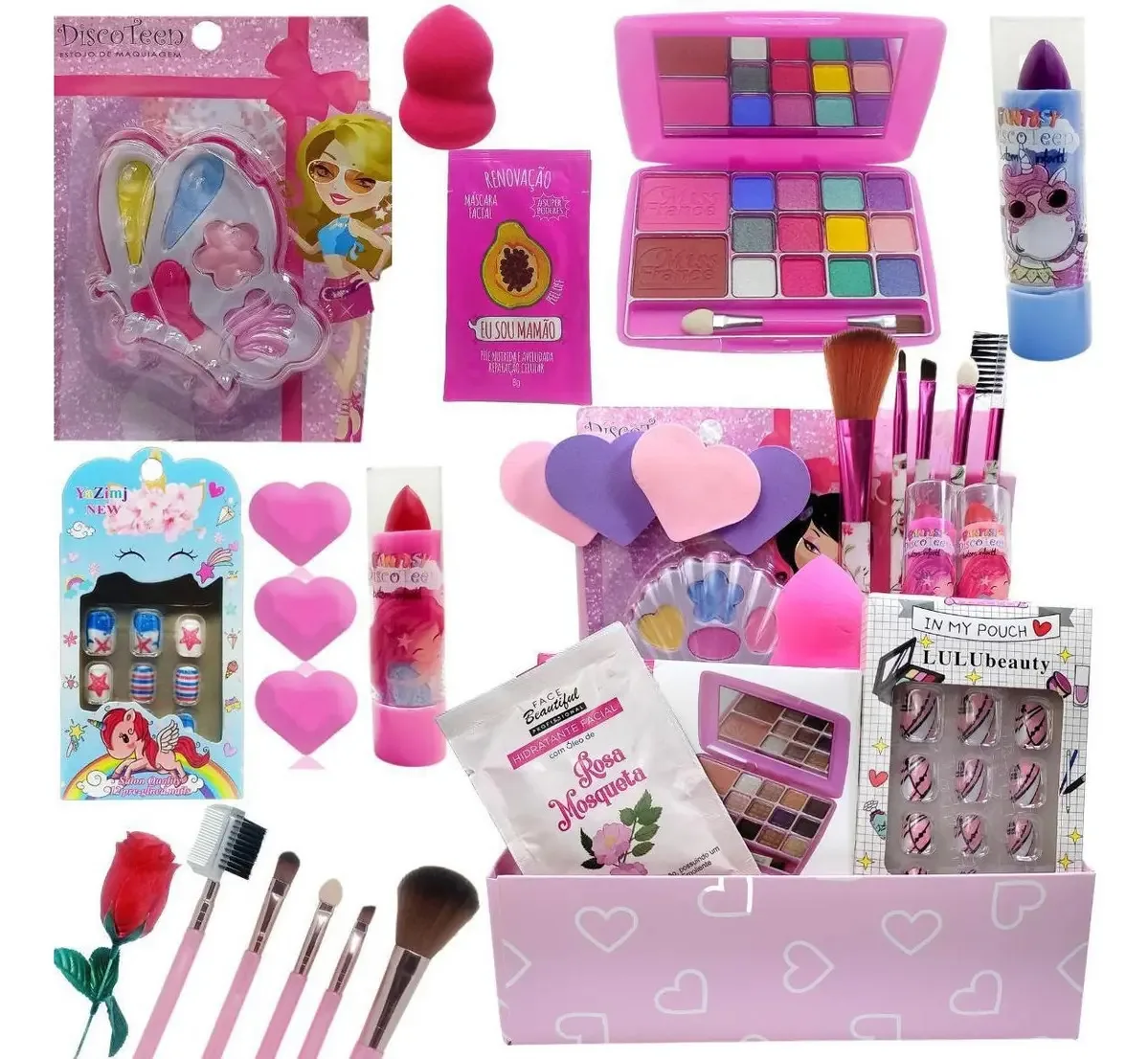 Maquiagem Infantil Presente Menina Criança Linda Top