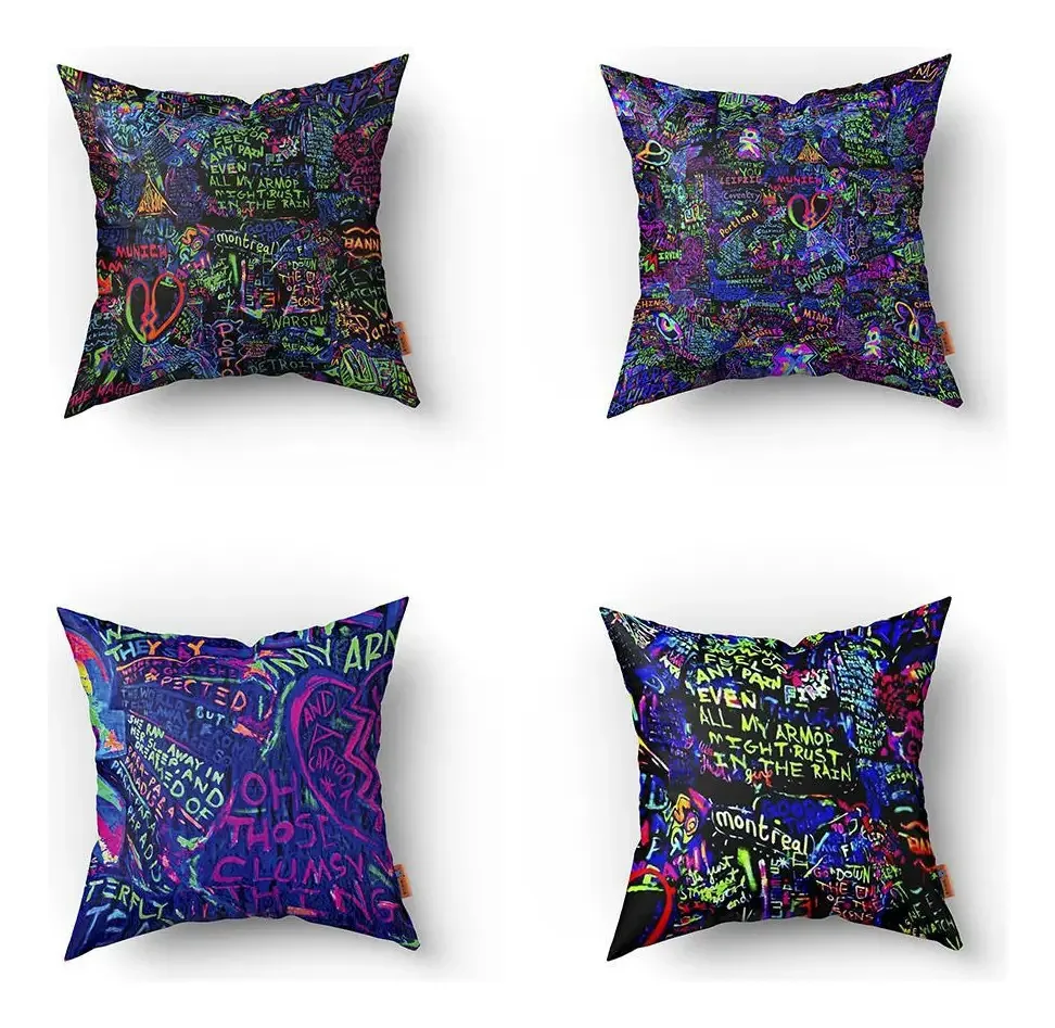 Kit Almofadas Decorativas Estampadas 45 X 45 Cm